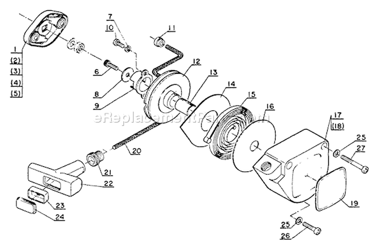 Page N Diagram and Parts List for SRM-302ADX  Echo Trimmer