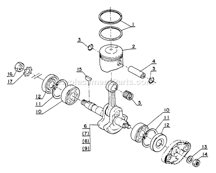 Page D Diagram and Parts List for SRM-302ADX  Echo Trimmer