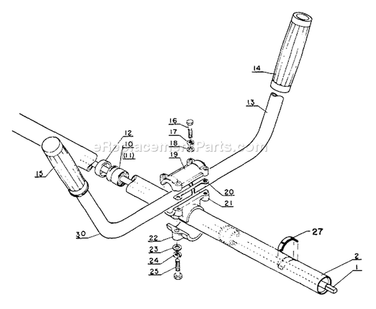 Page F Diagram and Parts List for SRM-302ADX  Echo Trimmer