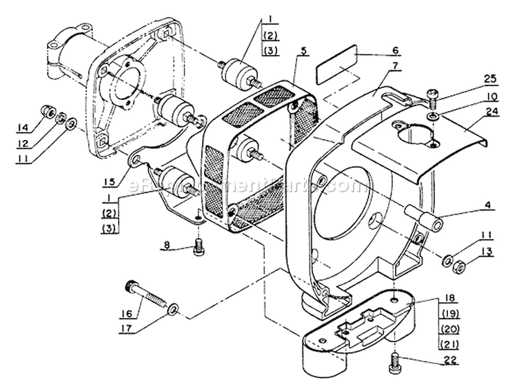 Page G Diagram and Parts List for SRM-302ADX  Echo Trimmer