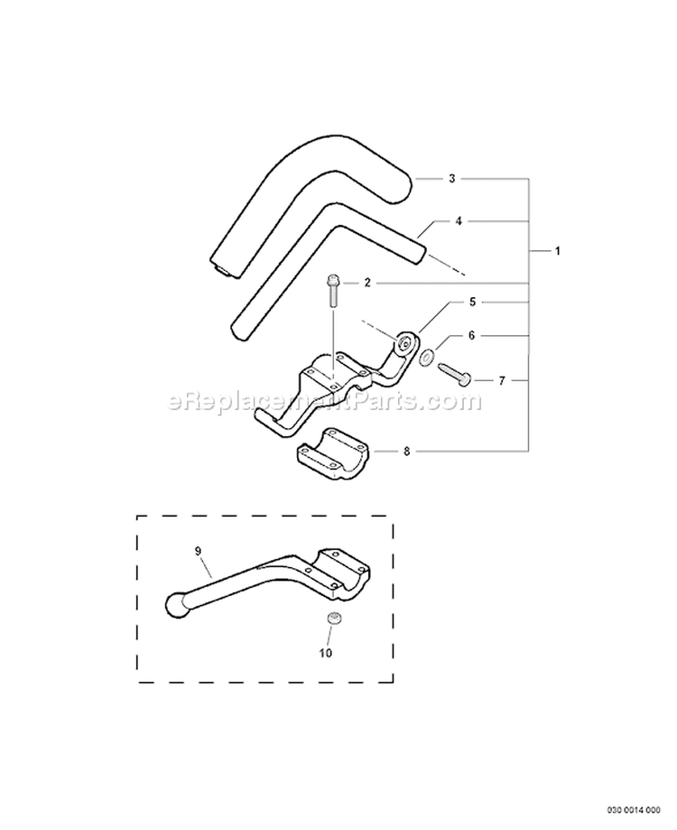 Page G Diagram and Parts List for SRM-311 S81913001001-S81913999999 Echo Trimmer
