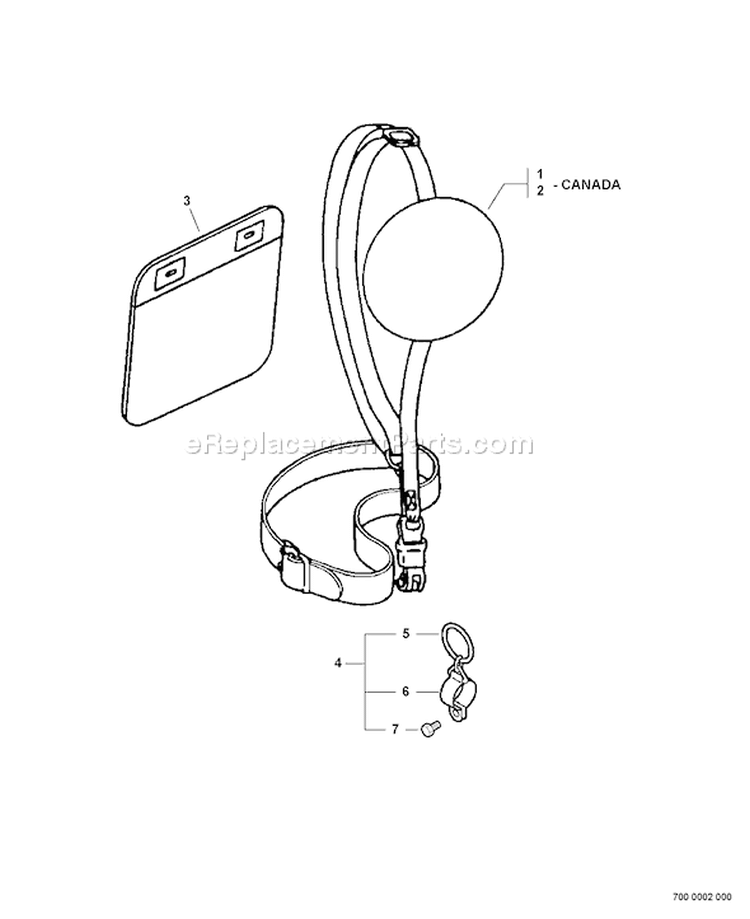 Page N Diagram and Parts List for SRM-210U 05004673 - 05999999 Echo Trimmer