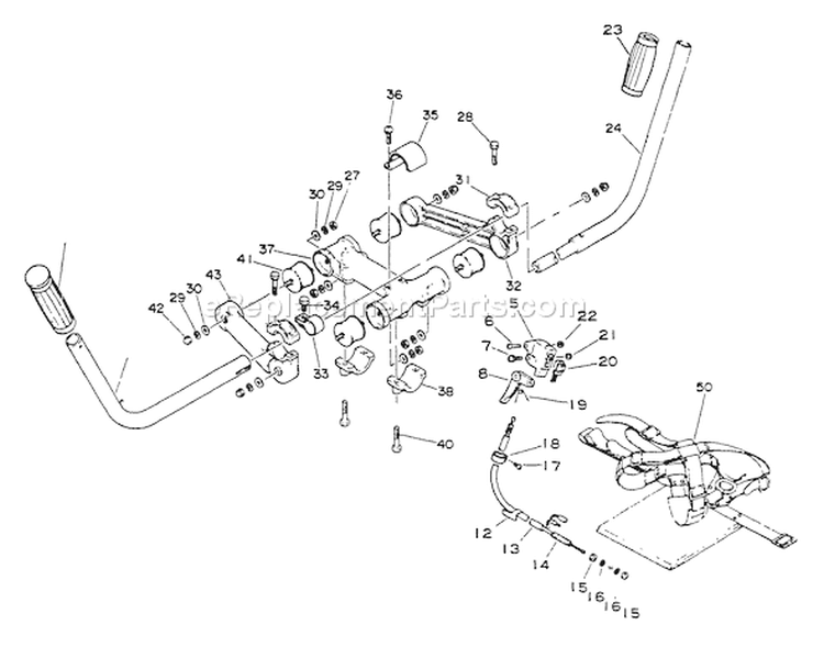 Page I Diagram and Parts List for SRM-4600  Echo Trimmer