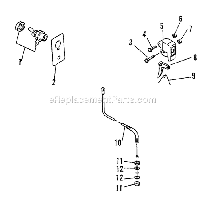 Page F Diagram and Parts List for SV-4A  Echo Engine
