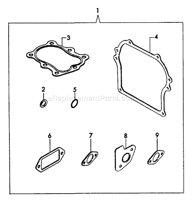 Page J Diagram and Parts List for TP-2000  Echo Water Pump