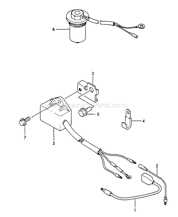 Page O Diagram and Parts List for TP-3000  Echo Water Pump