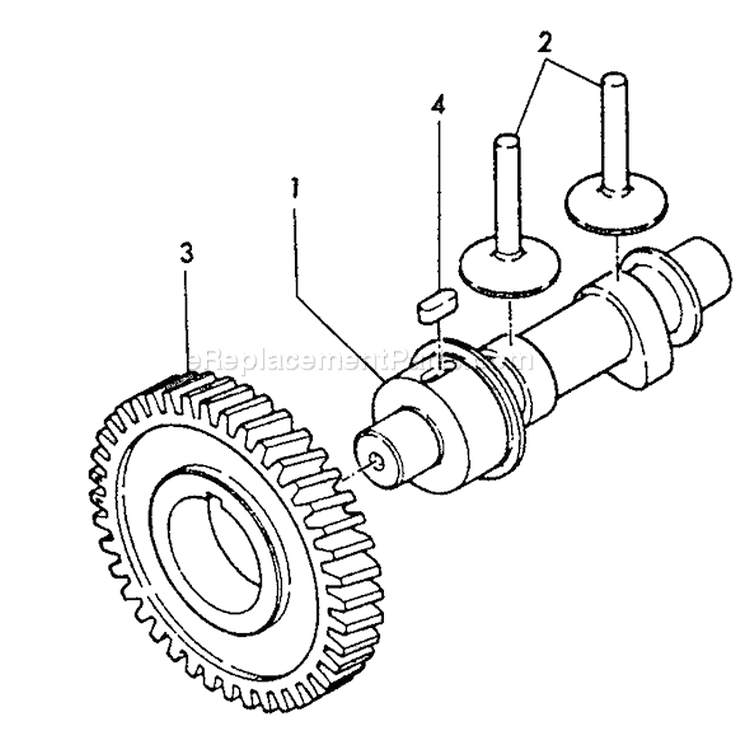 Page B Diagram and Parts List for TP-3000  Echo Water Pump