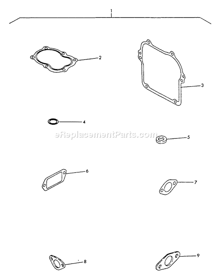 Page G Diagram and Parts List for WP-1500 After S/N 02432 Echo Water Pump