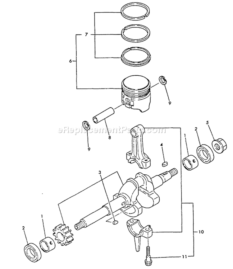 Page A Diagram and Parts List for WP-1500 Before S/N 02431 Echo Water Pump