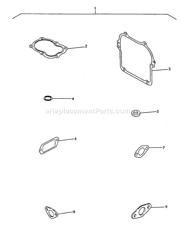 Page F Diagram and Parts List for WP-1500 Before S/N 02431 Echo Water Pump
