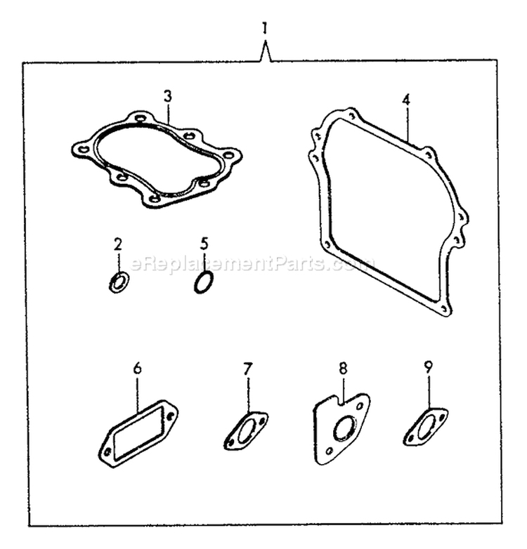 Page J Diagram and Parts List for WP-2000 After S/N A1010 Echo Water Pump