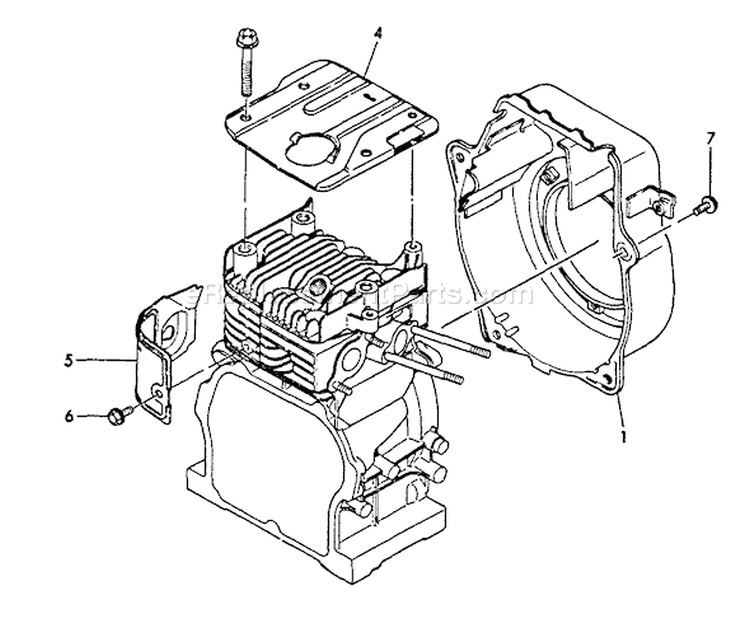 Page G Diagram and Parts List for WP-2000 After S/N A1010 Echo Water Pump