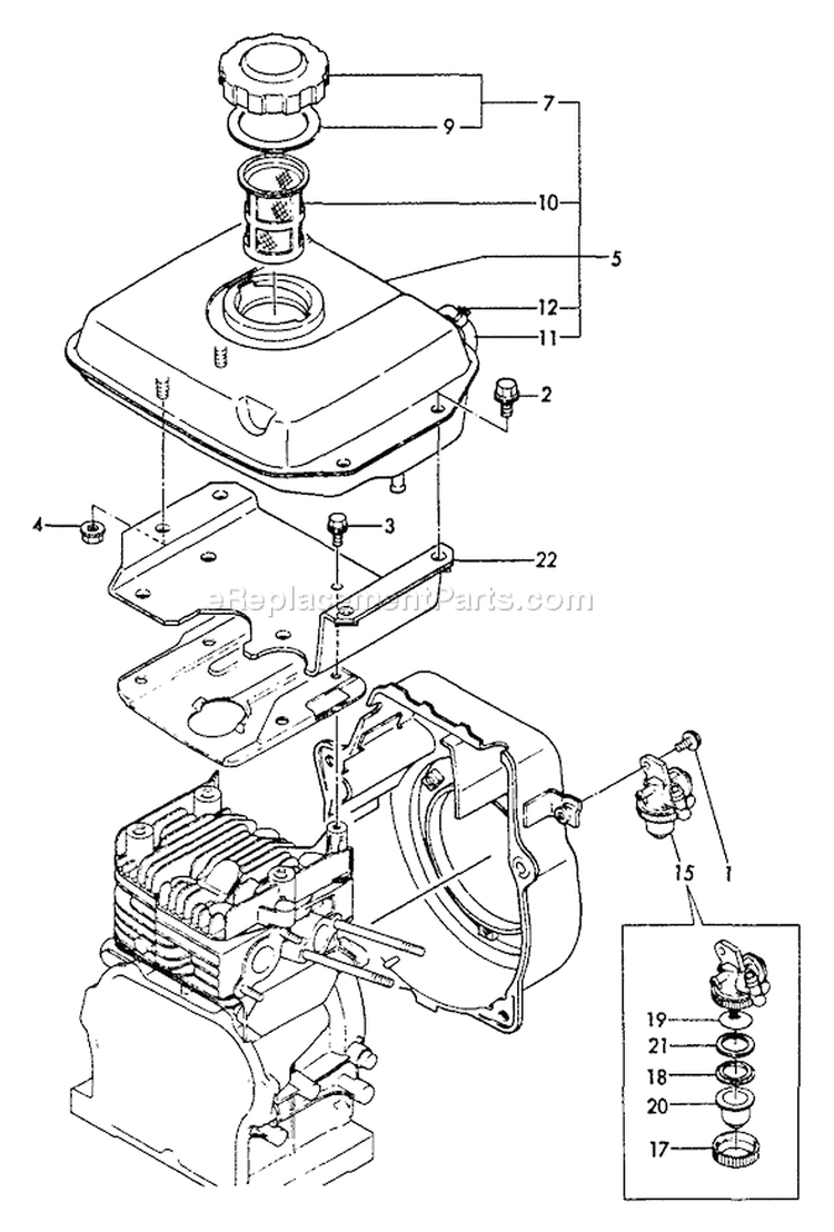 Page I Diagram and Parts List for WP-2000 After S/N A1010 Echo Water Pump