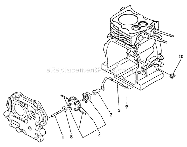 Page K Diagram and Parts List for WP-2000 Before S/N A1009 Echo Water Pump