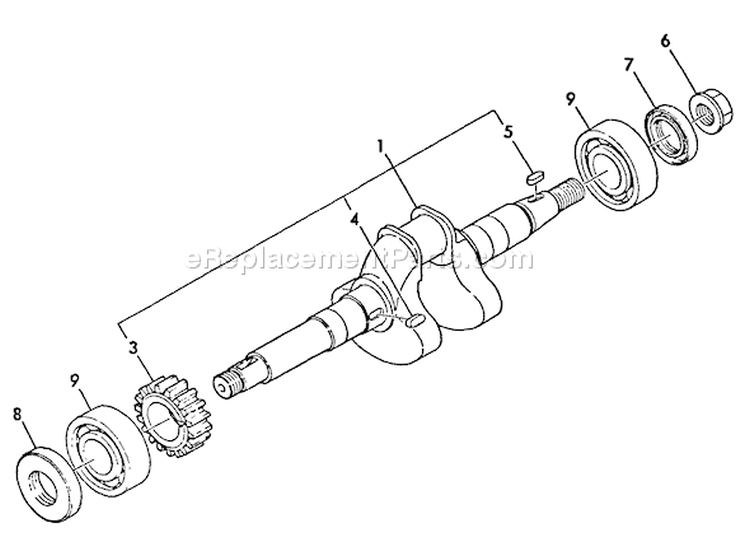 Page D Diagram and Parts List for WP-2000 Before S/N A1009 Echo Water Pump