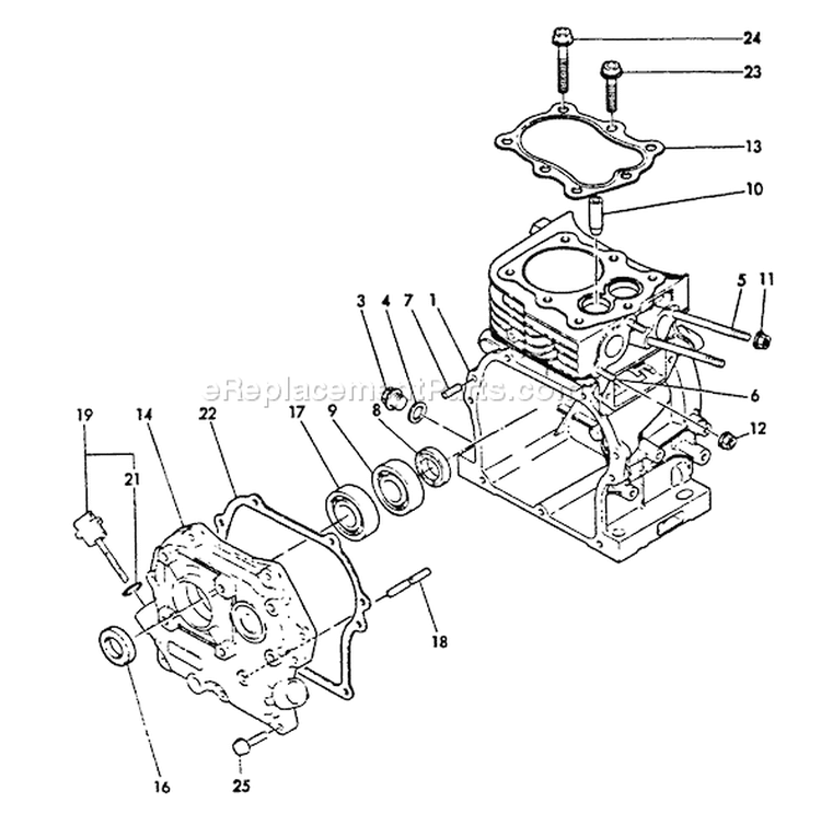 Page E Diagram and Parts List for WP-2000 Before S/N A1009 Echo Water Pump