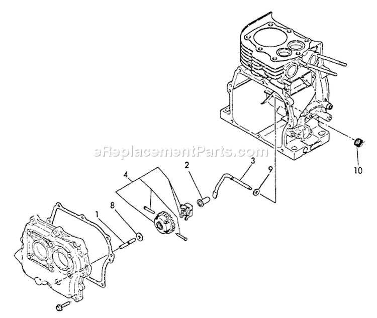 Page K Diagram and Parts List for WP-3000 Before S/N F7298 Echo Water Pump