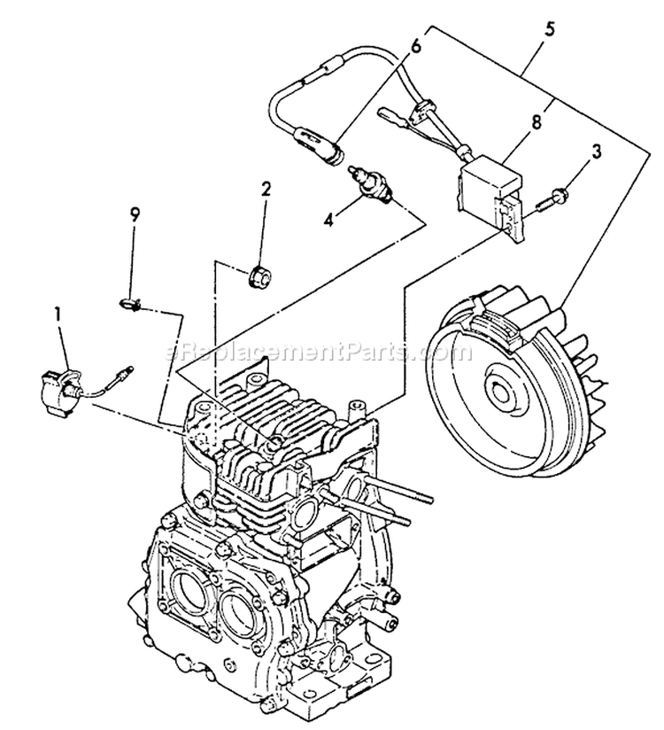 Page L Diagram and Parts List for WP-3000 Before S/N F7298 Echo Water Pump