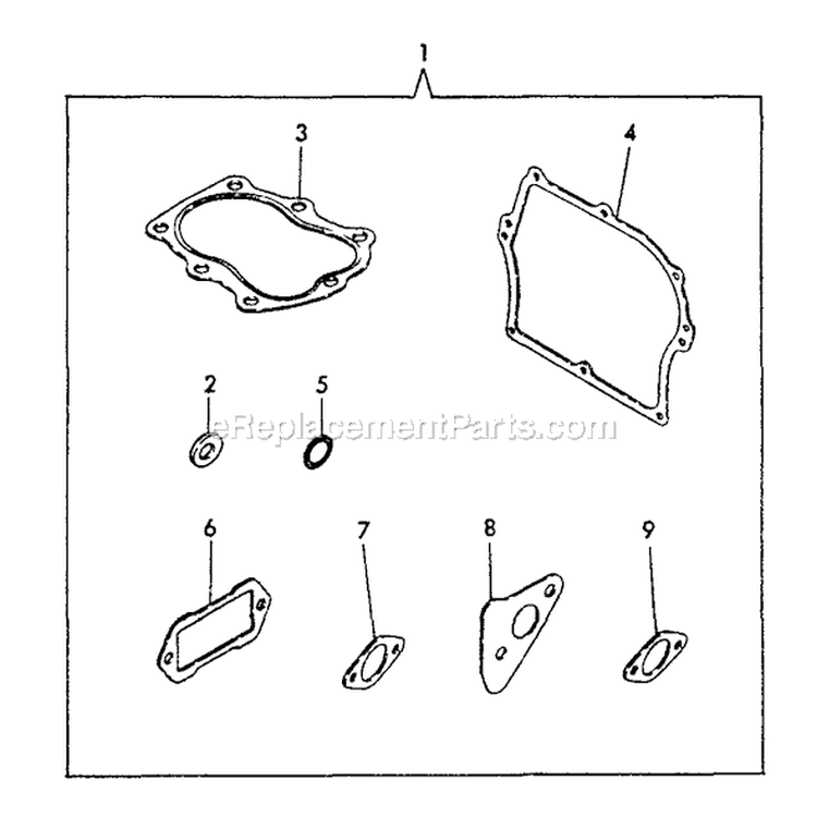 Page J Diagram and Parts List for WP-3000 After S/N F7299 Echo Water Pump