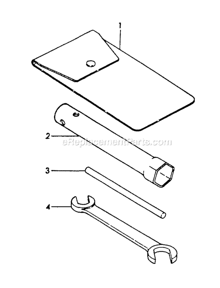 Page T Diagram and Parts List for WP-3000 After S/N F7299 Echo Water Pump