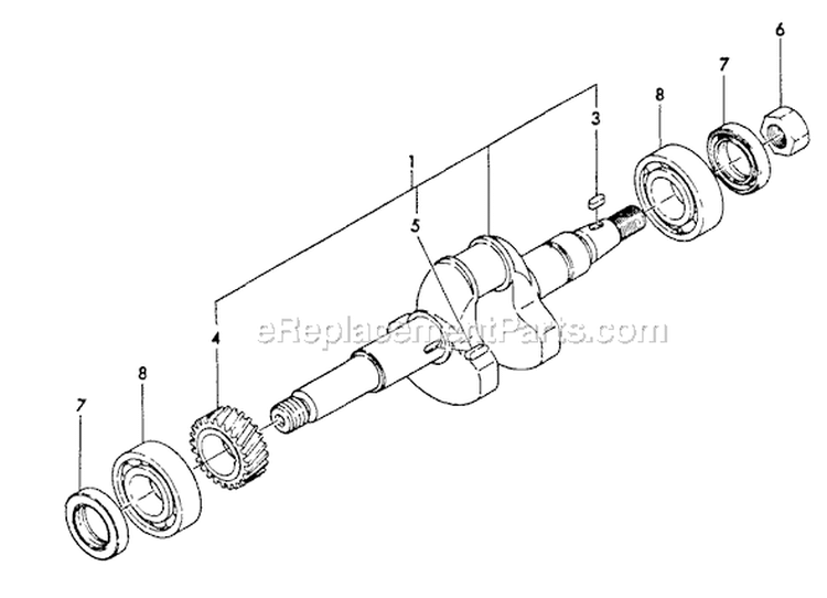 Page D Diagram and Parts List for WP-3000 After S/N F7299 Echo Water Pump