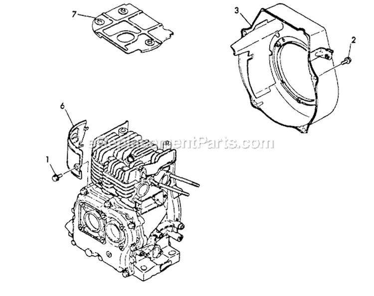 Page G Diagram and Parts List for WP-3000 After S/N F7299 Echo Water Pump