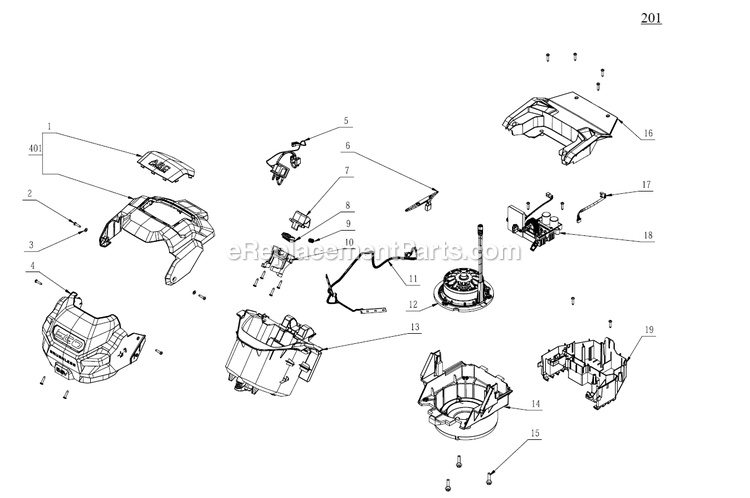Page B Diagram and Parts List for LM2130 A Ego Lawn Mower