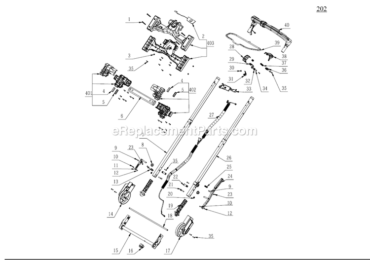 Page C Diagram and Parts List for LM2130SP A Ego Lawn Mower