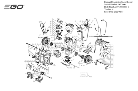 Part Location Diagram of 3707182001 Ego Scraper