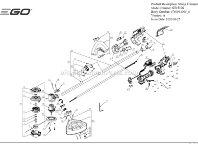 Part Location Diagram of 2825430002 Ego Guard Assembly