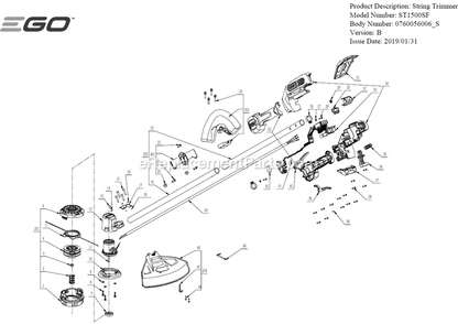 Part Location Diagram of 3705464001 Ego Limit Chute