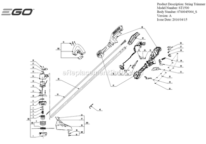 Part Location Diagram of 3127653001 Ego Switch Trigger