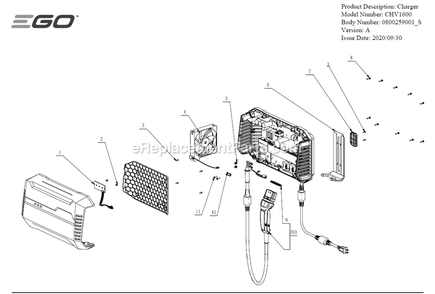 Part Location Diagram of 5610011006 Ego Tapping Screw