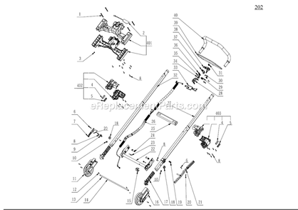Page C Diagram and Parts List for LM2130 A Ego Lawn Mower