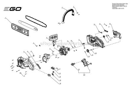 Part Location Diagram of 2823860001 Ego Side Cover Assembly