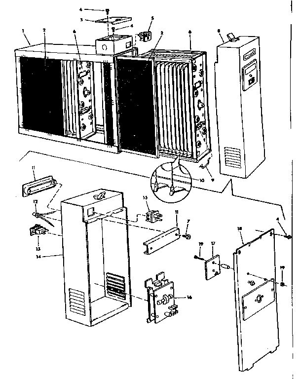 Unit Parts Diagram and Parts List for 20C265010  Emerson Air Purifier