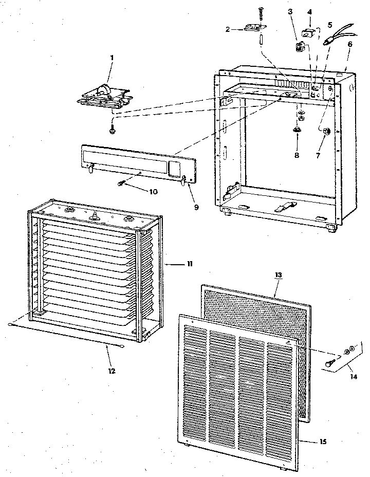 Replacement Parts Diagram and Parts List for 20C13T-41002  Emerson Air Purifier