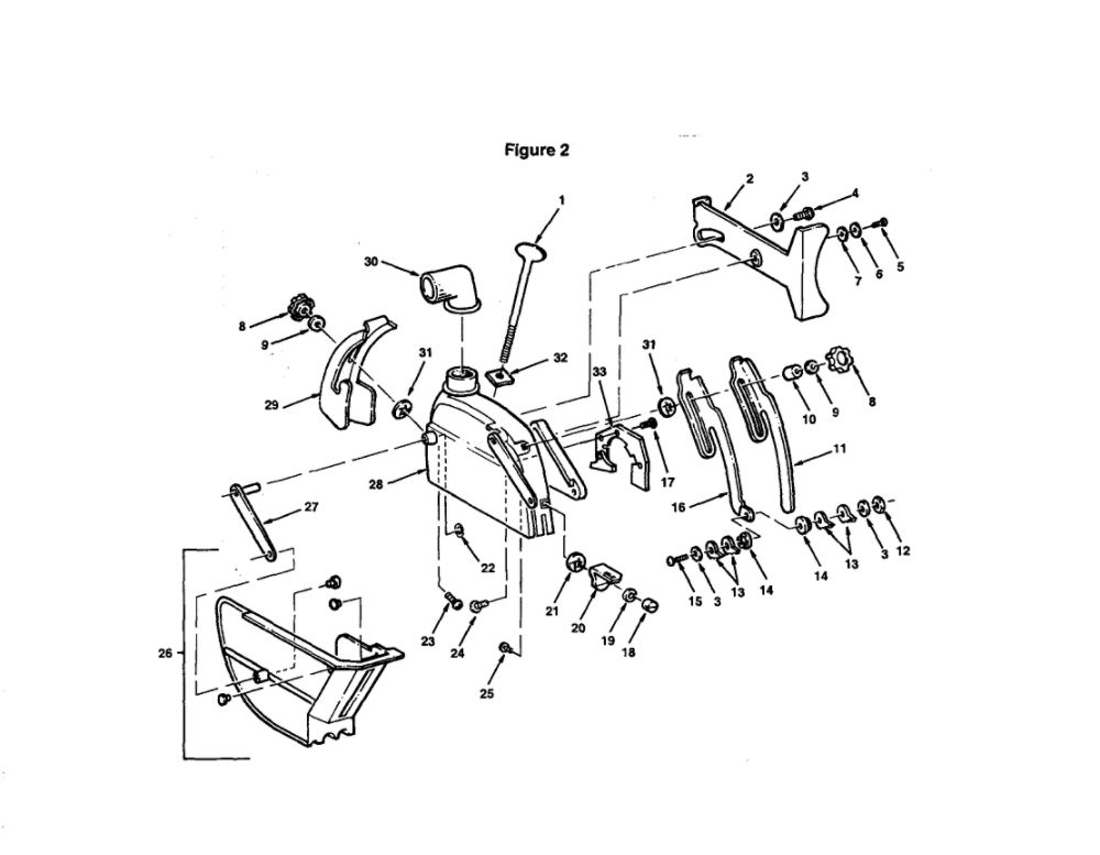 Guard Diagram and Parts List for 509399  Emerson Chop Saw