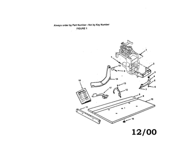 Guard Kit-Table-Handle Diagram and Parts List for 509399  Emerson Chop Saw