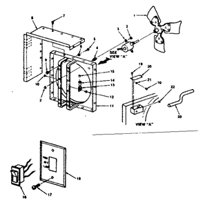 Replacement Parts Diagram and Parts List for VL300-0  Emerson Ceiling Fan