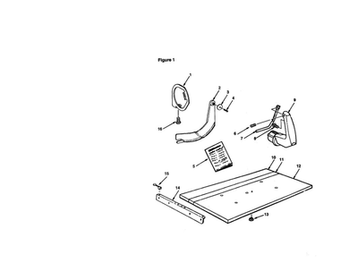 Guard Kit-Table-Handle Diagram and Parts List for 509346  Emerson Chop Saw