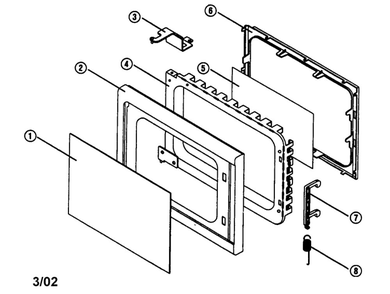 Part Location Diagram of 3517002800 Emerson Inner Screen Barrier