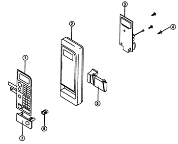 Part Location Diagram of 3518510240S Emerson Touchpad