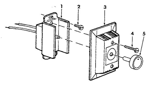 Speed Control Assembly Diagram and Parts List for WH30BD  Emerson Bath & Ventilation Fan