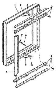 Shutter Assembly Diagram and Parts List for WH30BD  Emerson Bath & Ventilation Fan