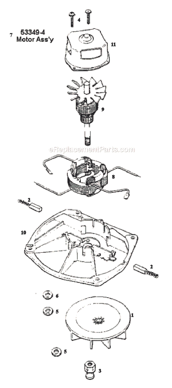 Page C Diagram and Parts List for 1435B  Eureka Upright Vacuum