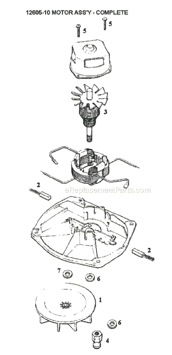 Page B Diagram and Parts List for 1485D  Eureka Upright Vacuum