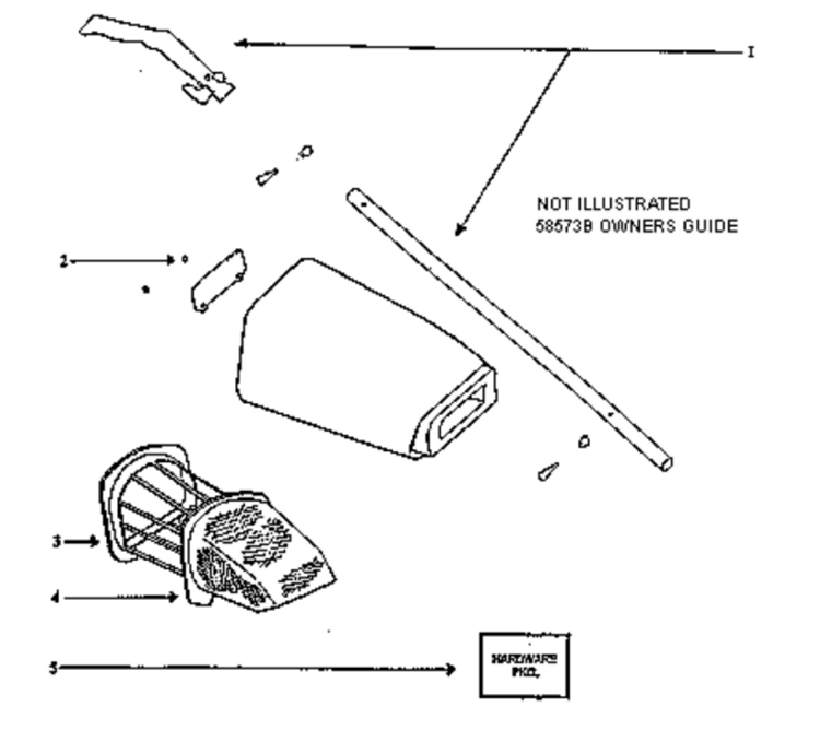 Page A Diagram and Parts List for 161D  Eureka Upright Vacuum