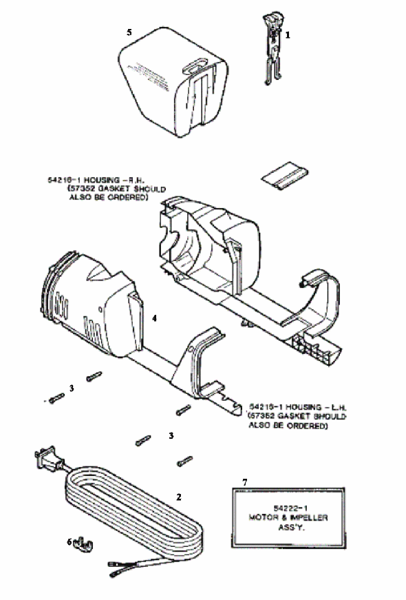 Page B Diagram and Parts List for 170A  Eureka Upright Vacuum