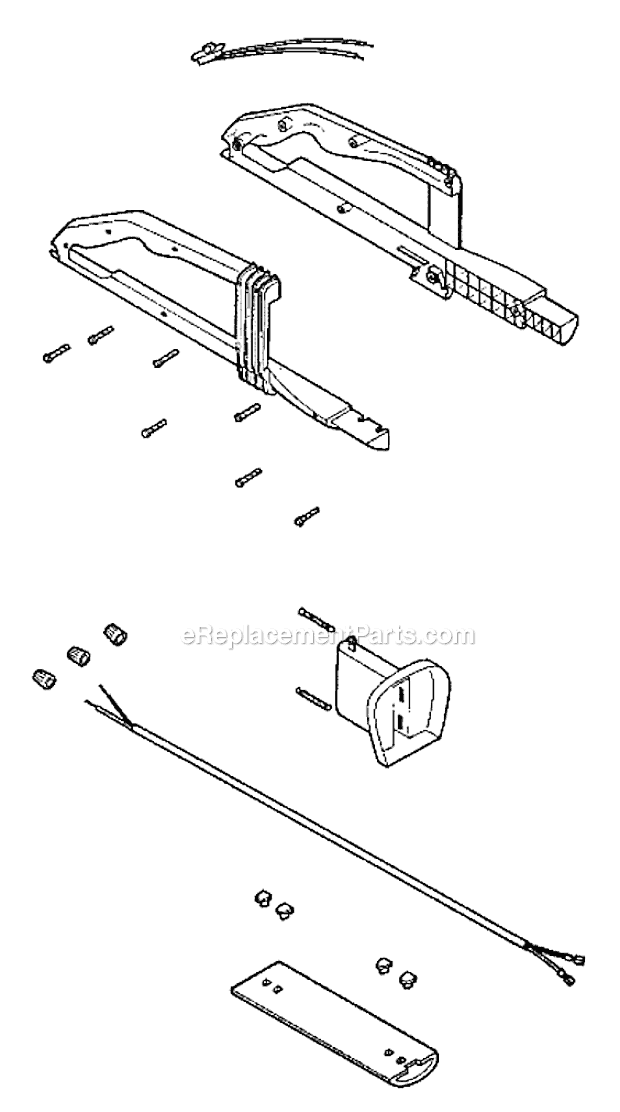 Page B Diagram and Parts List for 172AM  Eureka Upright Vacuum